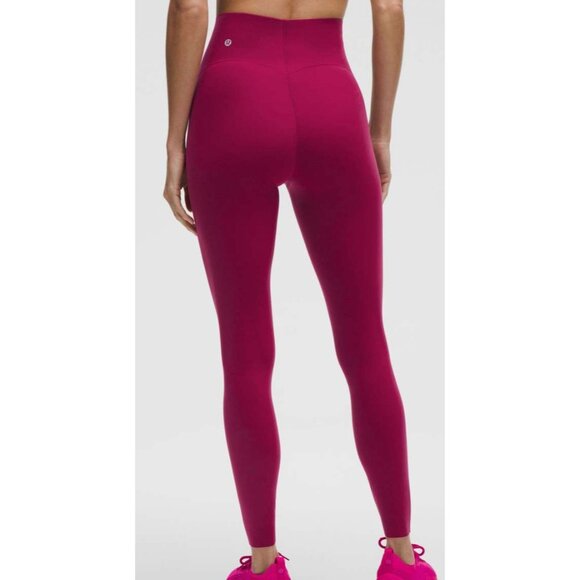 Lululemon Glow Up HR Tight 28" Size 8 In Magenta Smoke W5GI3S in MGTS NWT - Picture 2 of 15